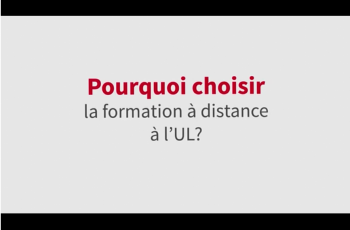 Découvrez la formation à distance de l'Université Laval