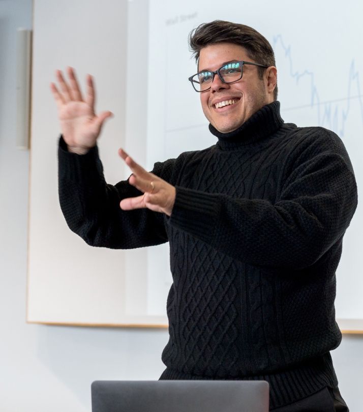 Professeur en classe